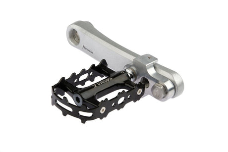 Mirage Crank Turners med rustfrit stålbolt aluminium T6 sølv