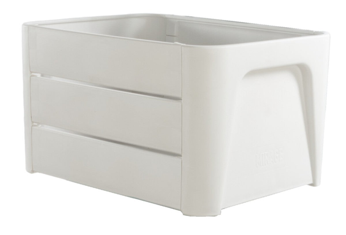 Basil mirage kasse click 'n kasse hvid 24l