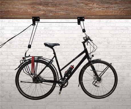 Cykel lift superlifter 57 kg stål sort 11-stykke