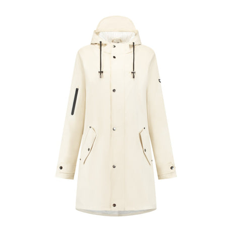 Mirage Raincoat nedbør Trenchcoat - Størrelse M - Lavet af Polyester Soft Touch - Off White
