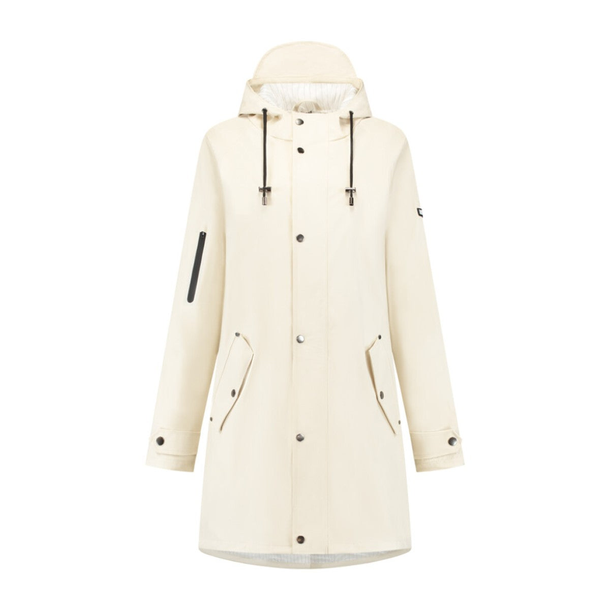 Mirage Raincoat nedbør Trenchcoat - Størrelse S - Lavet af Polyester Soft Touch - Off White