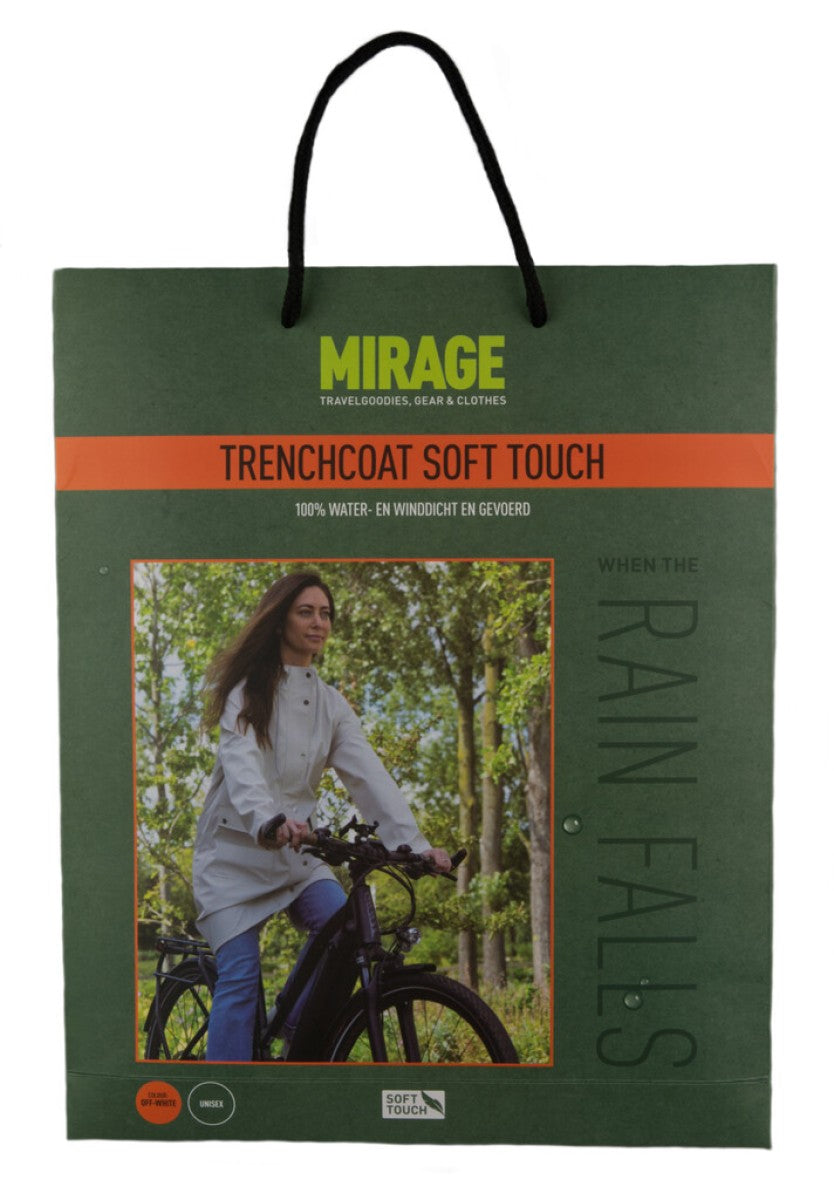 Mirage Raincoat Rainball Trenchcoat - Størrelse S - Lavet af Polyester Soft Touch - Olive Green