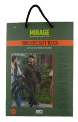 Mirage Rain Pants Rainball Bukser Soft Touch - Størrelse L - Earl Gray
