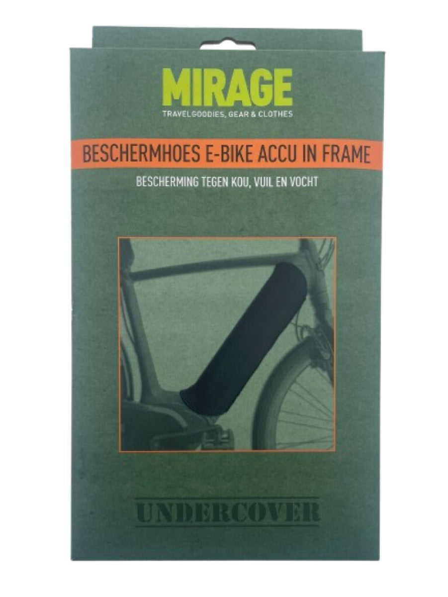 Mirage neopren beskyttelsescover til e-cykel batteri i ramme (mod kulde, snavs og fugt)