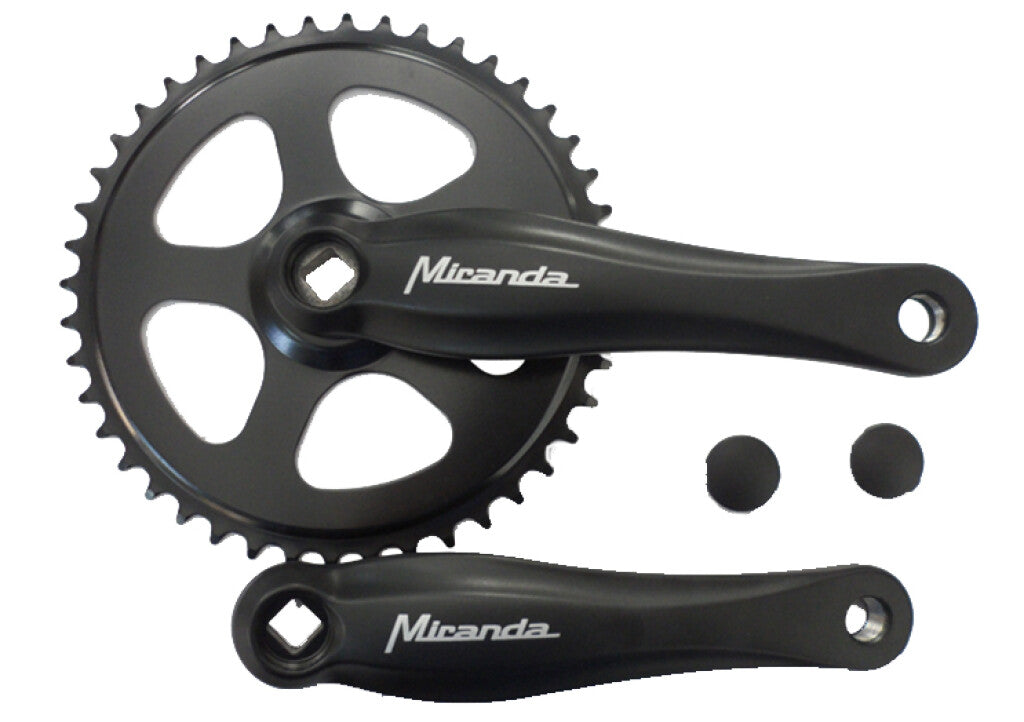 Miranda  beta 1+ kranksæt 44t 3 32", sort sort