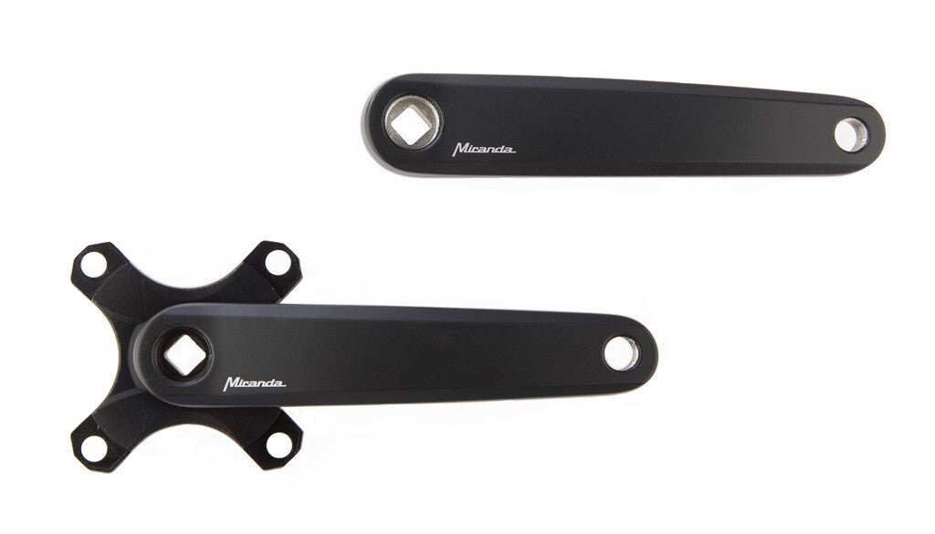 Buzaglo Miranda Delta kranksæt Z Blade BCD104 porte, 170 mm, mat sort