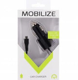 Enzo mobilize USB biloplader dual 4800ma + micro USB kabel sort 1m - 9540125