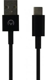 Enzo mobilize USB-C ladekabel 1m sort