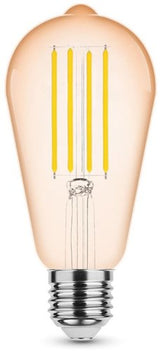 Modee LED ST64 E27 4-28W 1800K glødetråd Amber Kan dæmpes - LED7470