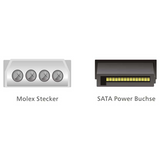 Molex til sata strømkabel