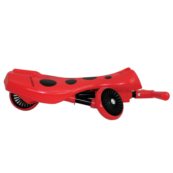 The bugs scuttlebug beetle balancecykel med 3 hjul junior rød sort