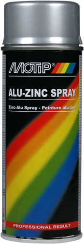 Motip spraydåse 400ml aluminium zink spray