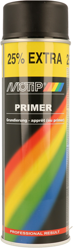 Motip spraydåse 500ml primer sort