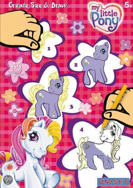 Van der Doelen my little pony vindue klistermærker skilte sæt