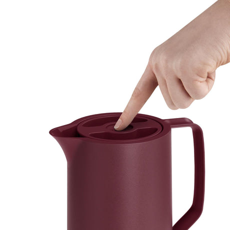 Tefal motiva n4170210 termokande - 1l - mørkerød - isolerende - lækagesikker - stilfuldt design