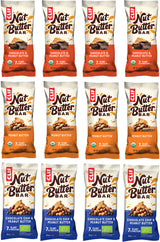 Clif bar nøddesmør fyldt bar blandet 12er boks