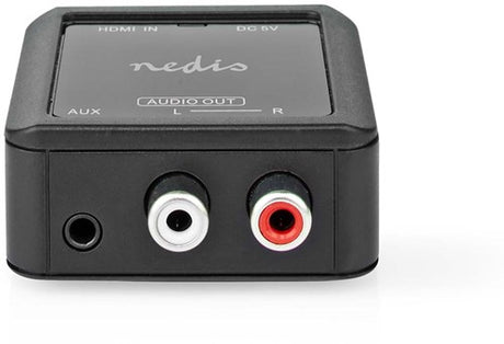 Nedis digitale audioconverter | 1-weg | input: hdmi input | output: 2x (2x rca female) 3.5 mm | automatisch | antraciet - acon3415at