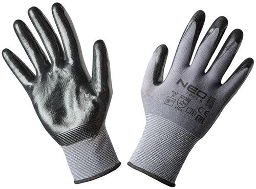 Neo arbejdshandske nylon | med nitrilbelægning | m10 - 6453451