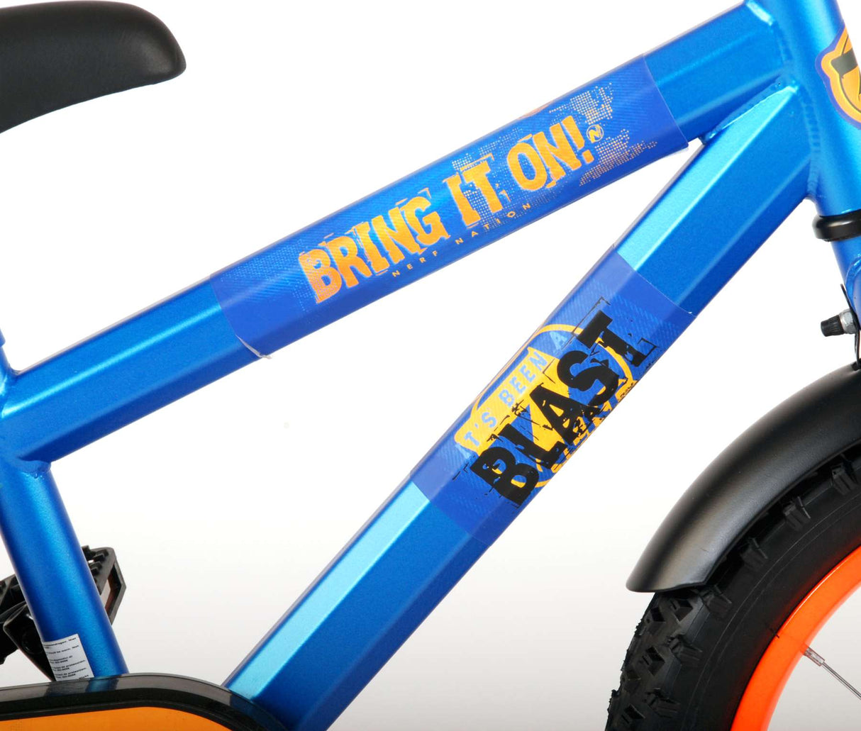 Nerf Børns cykel - Drenge - 16 tommer - satinblå