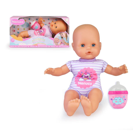 Nenuco babydukke 32cm med rangleflaske