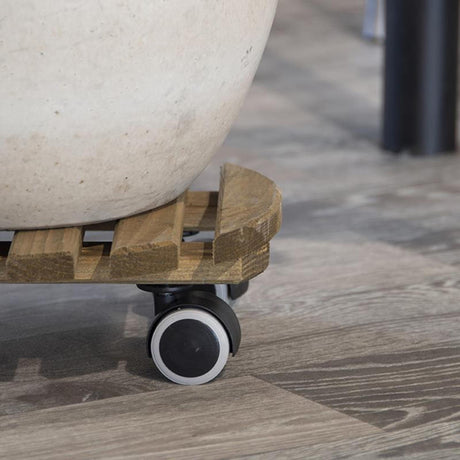 Esschert design plantevogn brun ø29