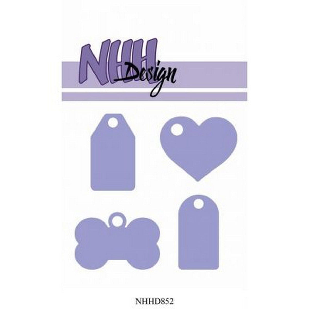 Nellies valg • shape dies tags 4stk.