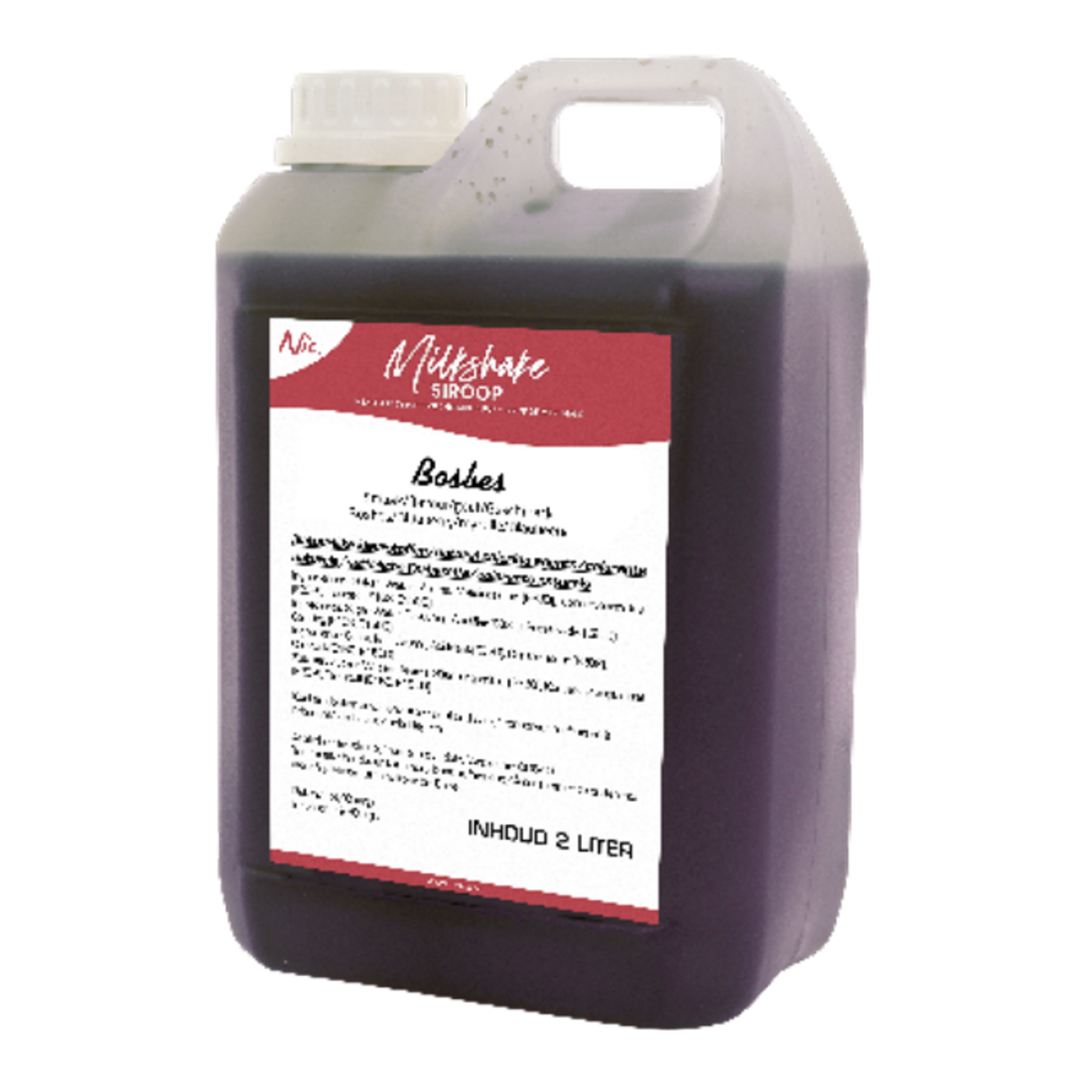 Nic blåbær milkshakesirup (2 liter)
