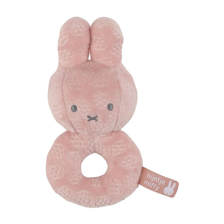 Lille hollandsk Miffy rangle pink blomst grs