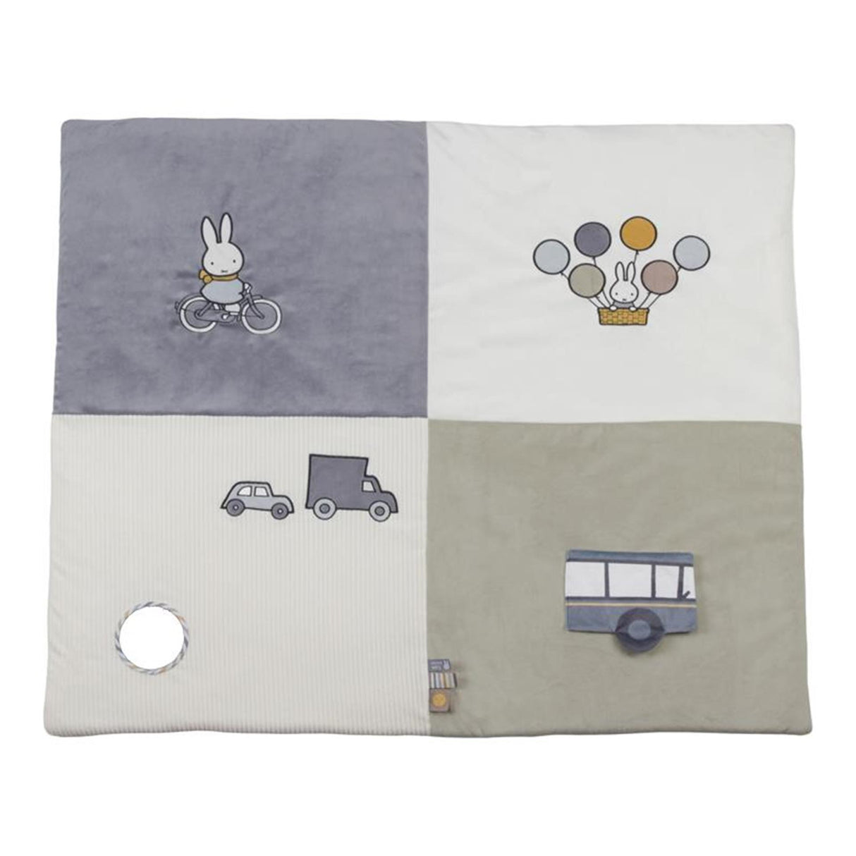 Tiamo Miffy legemåtte fluffy blå