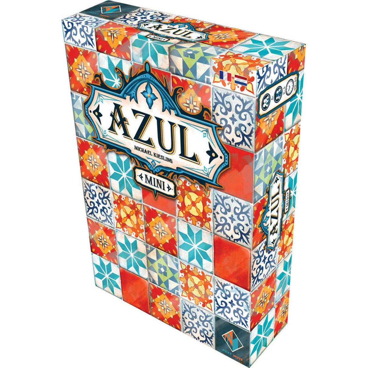 Næste træk spil azul mini brætspil - 2 til 4 spillere