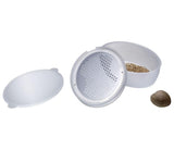 Westmark muskatnød rivejern med plast rustfri stålbakke 96x67x31mm