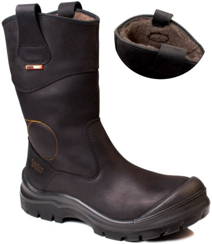 No risk werklaars crowheart teddy gevoerd xw metaalvrij s3 | zwart | maat 43 - 00.071.030.43