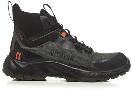 No risk x-treme mid green 1057.08 s3 | zwart groen | maat 39 - 5607421129393