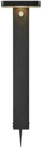 Enzo nordlux led solar tuinlamp op spie rica 5w 3000k zwart 60cm - 4802810