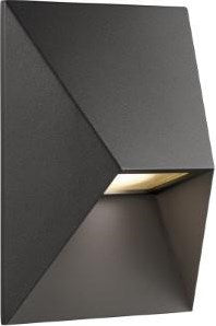 Enzo nordlux væglampe pontio 15 1x gu10 sort ip44 - 4800900