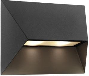 Enzo nordlux væglampe pontio 27 2x gu10 sort ip44 - 4800901