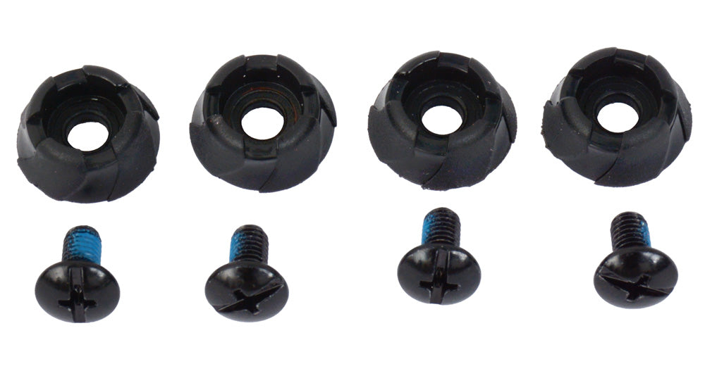 Northwave erstatningsknopper til nw-mtb sko 4-pack sort