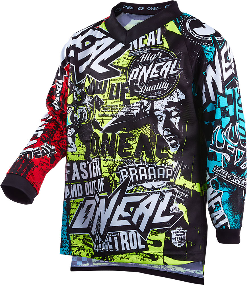 O'neal element wild - mtb langærmet jersey til børn