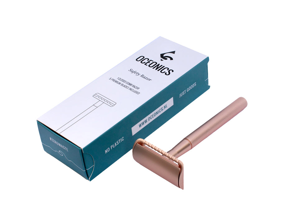 Oceonics barbermaskine sikkerhedsskraber rosé - rund