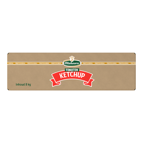 Oliehoorn saus king tomatenketchup (8 kg) bag in box