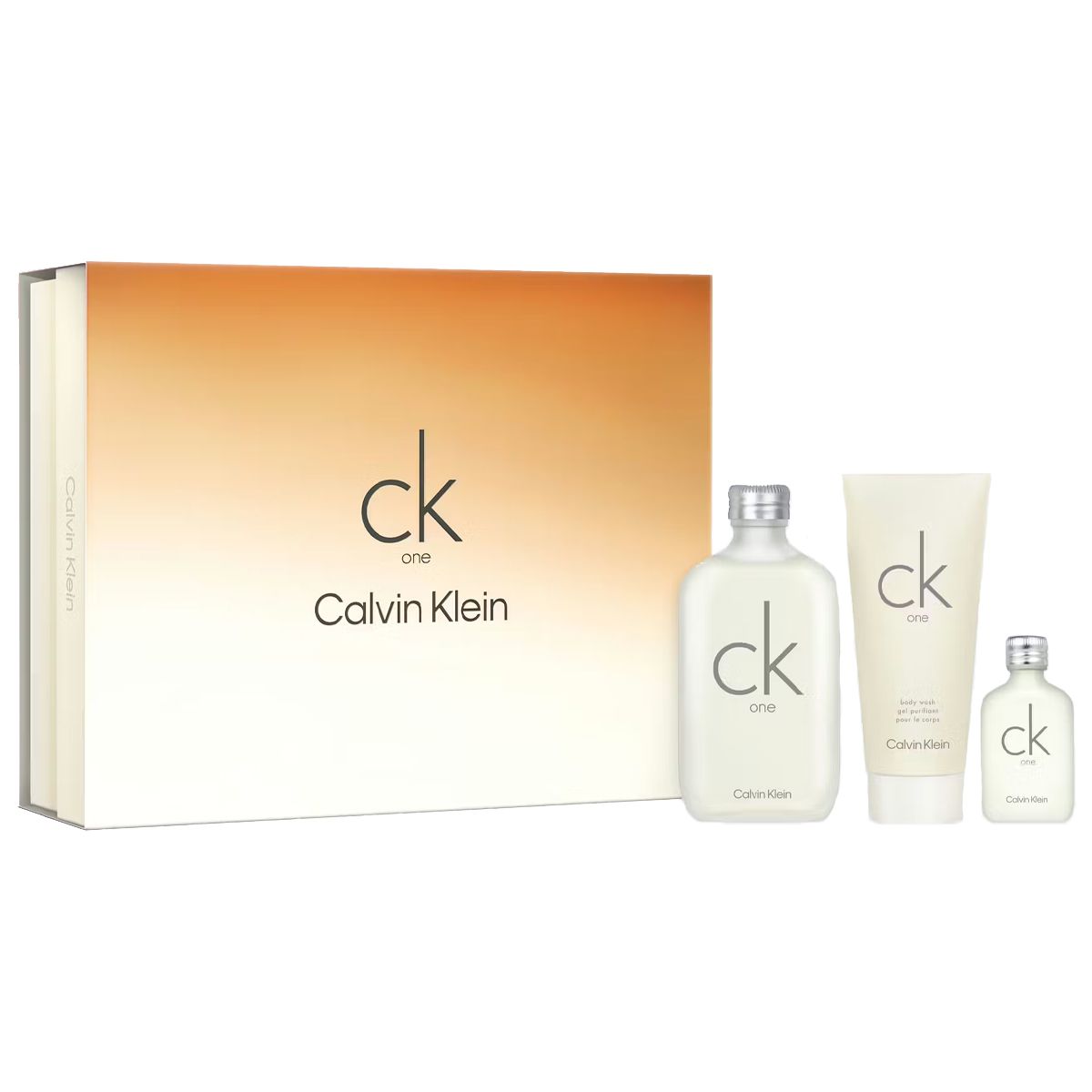 Calvin Klein et gavesæt eau de toilette 100ml + mini + kropsvask 100ml unisex