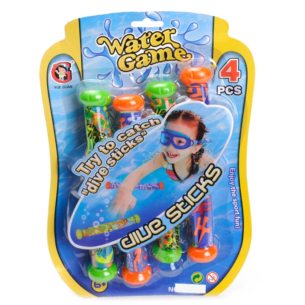 Jonotoys vandspil pop-up pinde 4 stk