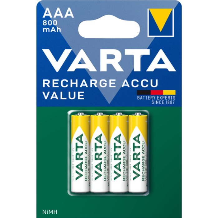 Genopladeligt aaa batteri - nimh