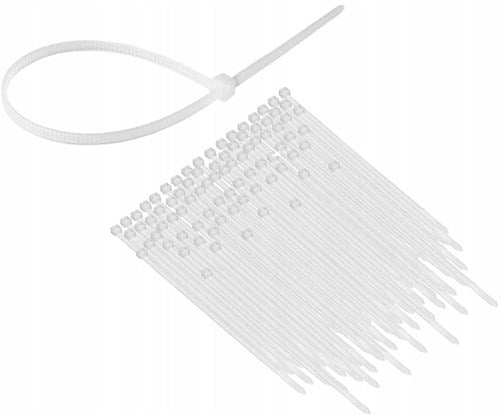 Orno kabelbinder 2,5x150 mm gennemsigtig taske (100) - 4113401