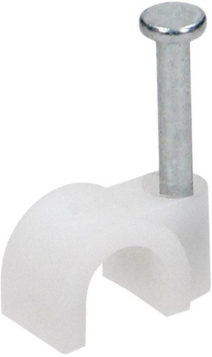 Orno kabelklemme 10mm rund hvid taske (100) - 4113215