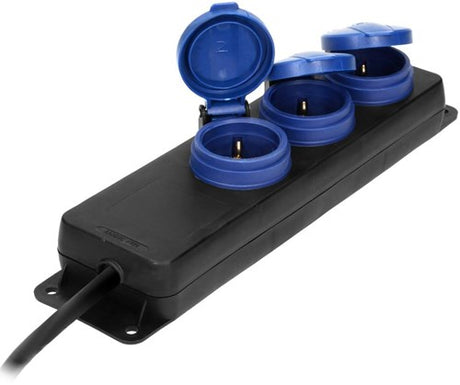 Orno swd tcd sort ip44 h05 3x1,5qmm 5m 3v med ventil - 6871971