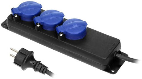 Orno swd tcd sort ip44 h05 3x1,5qmm 5m 3v med ventil - 6871971