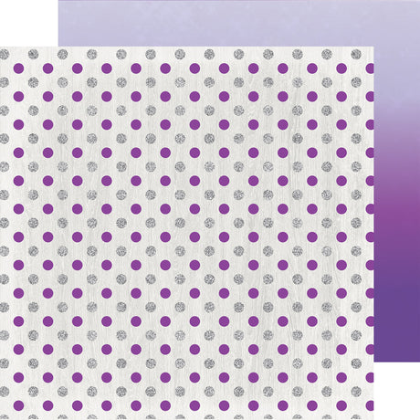 Kaisercraft • papir 30,5x30,5cm julesmykke glimtende