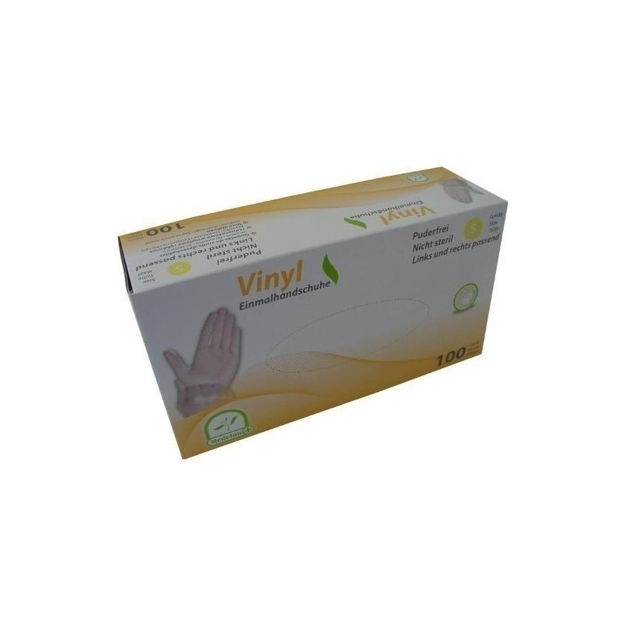 Medi-inn â® 100 handsker vinyl pudderfri komfort s