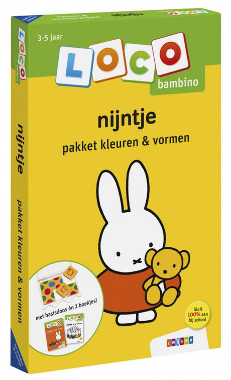 Loco pakke bambino - Miffy farvende former